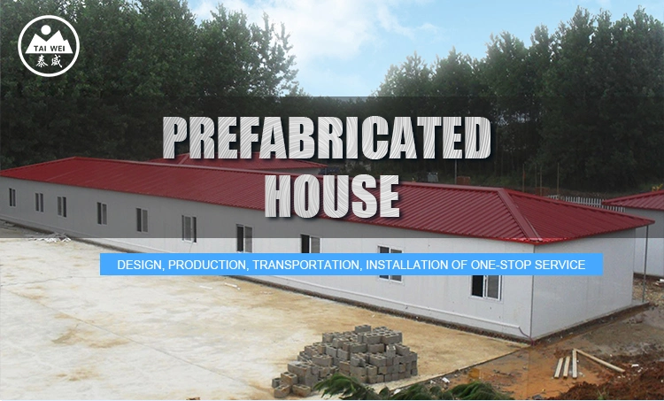 Prefab House Mobile Home Modular Home with Roofing Materials Corrugated Steel Sheet and Sandwich Panel