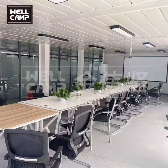 저렴한 ISO 승인 강철 구조물+샌드위치 패널 휴대용 주택 컨테이너 학교 가격