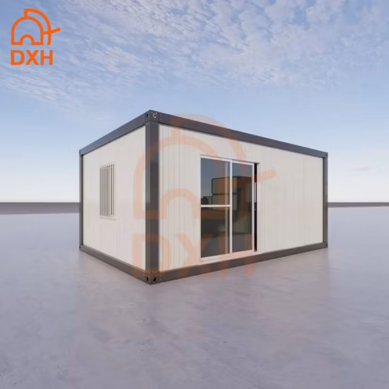 작업장에 의하여 주문을 받아서 만들어지는 유리 Casas Prefabricadas 가정 작은 조립식 집 Oem 분리 가능한 콘테이너