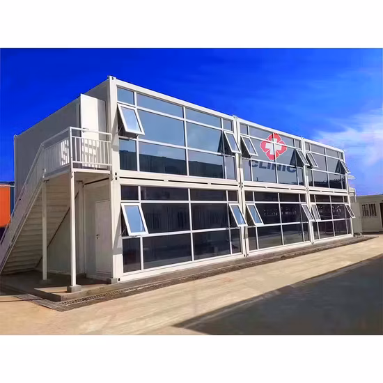 중국 휴대용 녹슬지 않는 통합 움직일 수 있는 모듈형 사무실 모바일 럭셔리 조립식 조립식 컨테이너 하우스